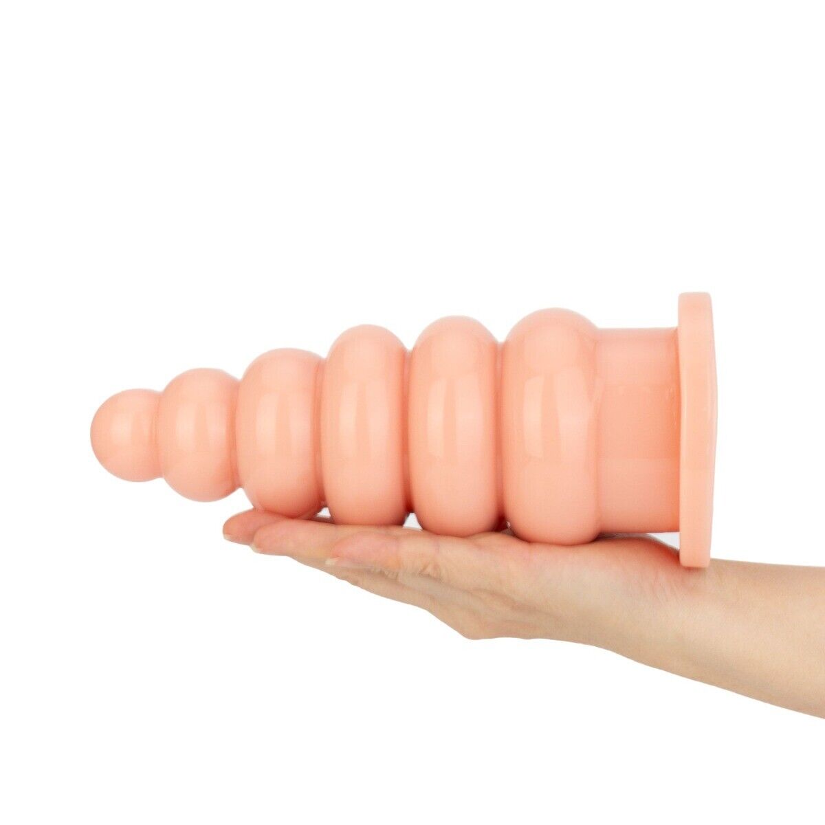 Soft Ribbed Huge Extra Large XL Thick Anal Stretcher Butt Plug Dildo Sex Toys