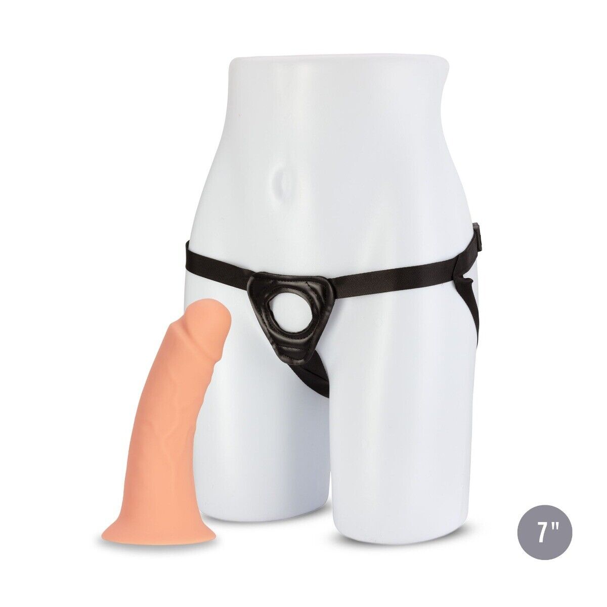 Silicone Realistic Male Hollow Strap-on Harness Dildo Penis Cock Extension