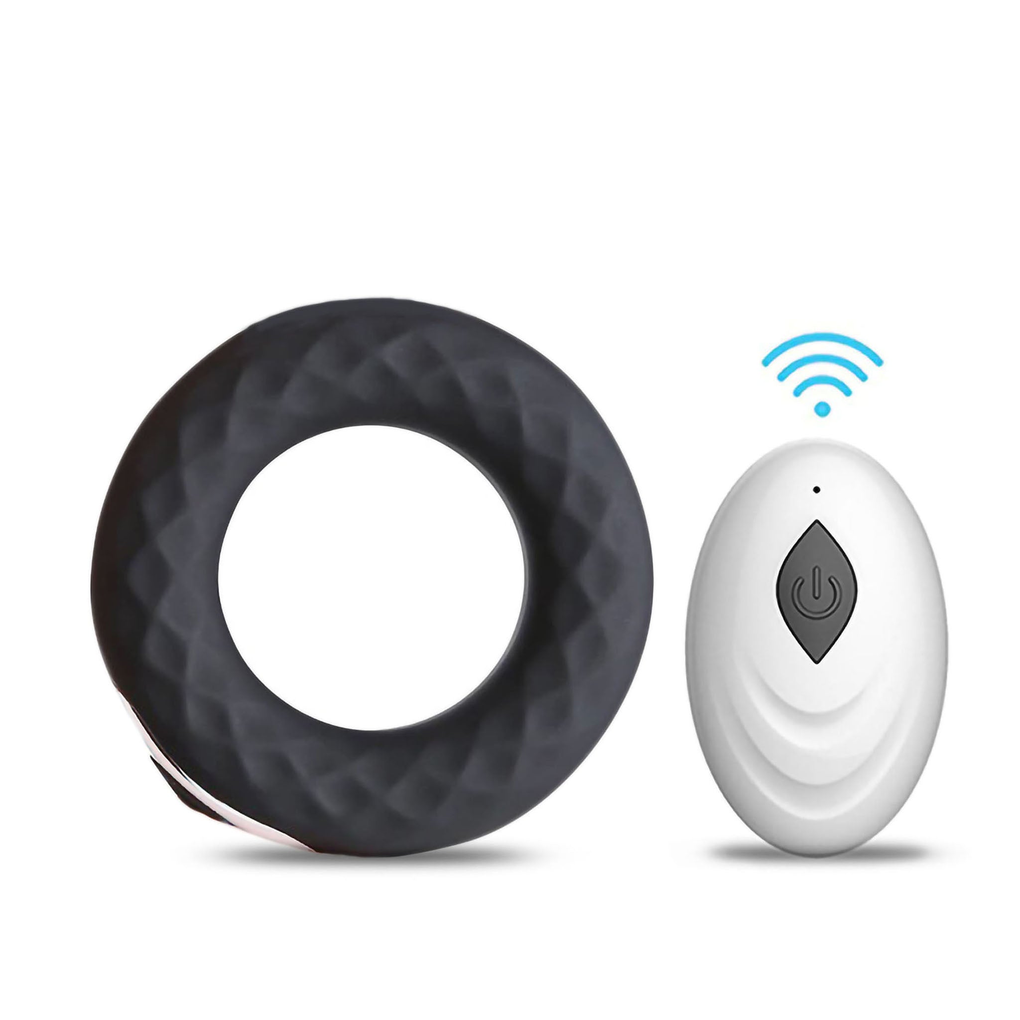 Wireless Remote Control Vibrating Donut Penis Cock Ring Male Enhancer Sex Toys