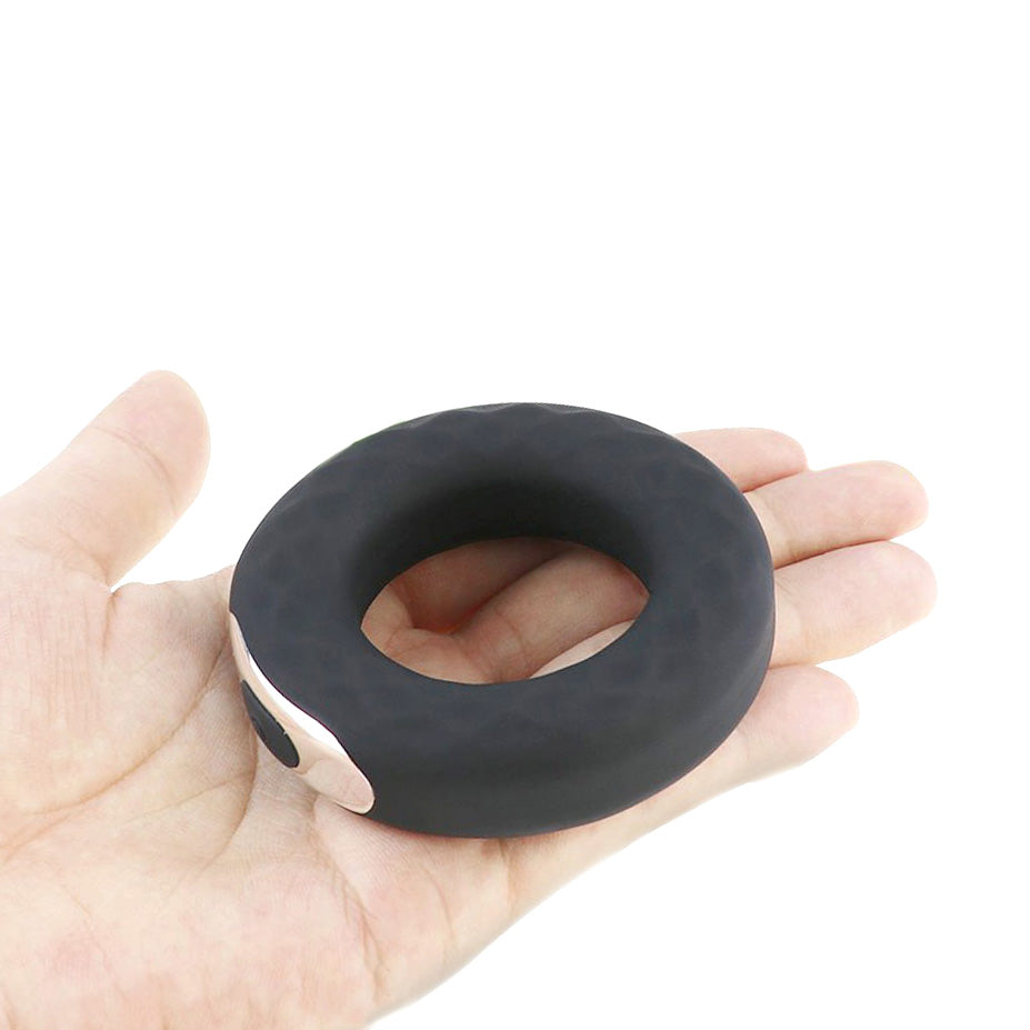 Wireless Remote Control Vibrating Donut Penis Cock Ring Male Enhancer Sex Toys