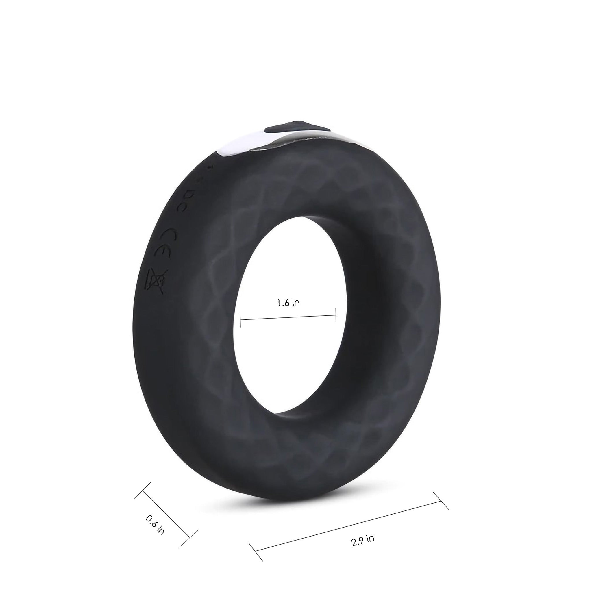 Wireless Remote Control Vibrating Donut Penis Cock Ring Male Enhancer Sex Toys