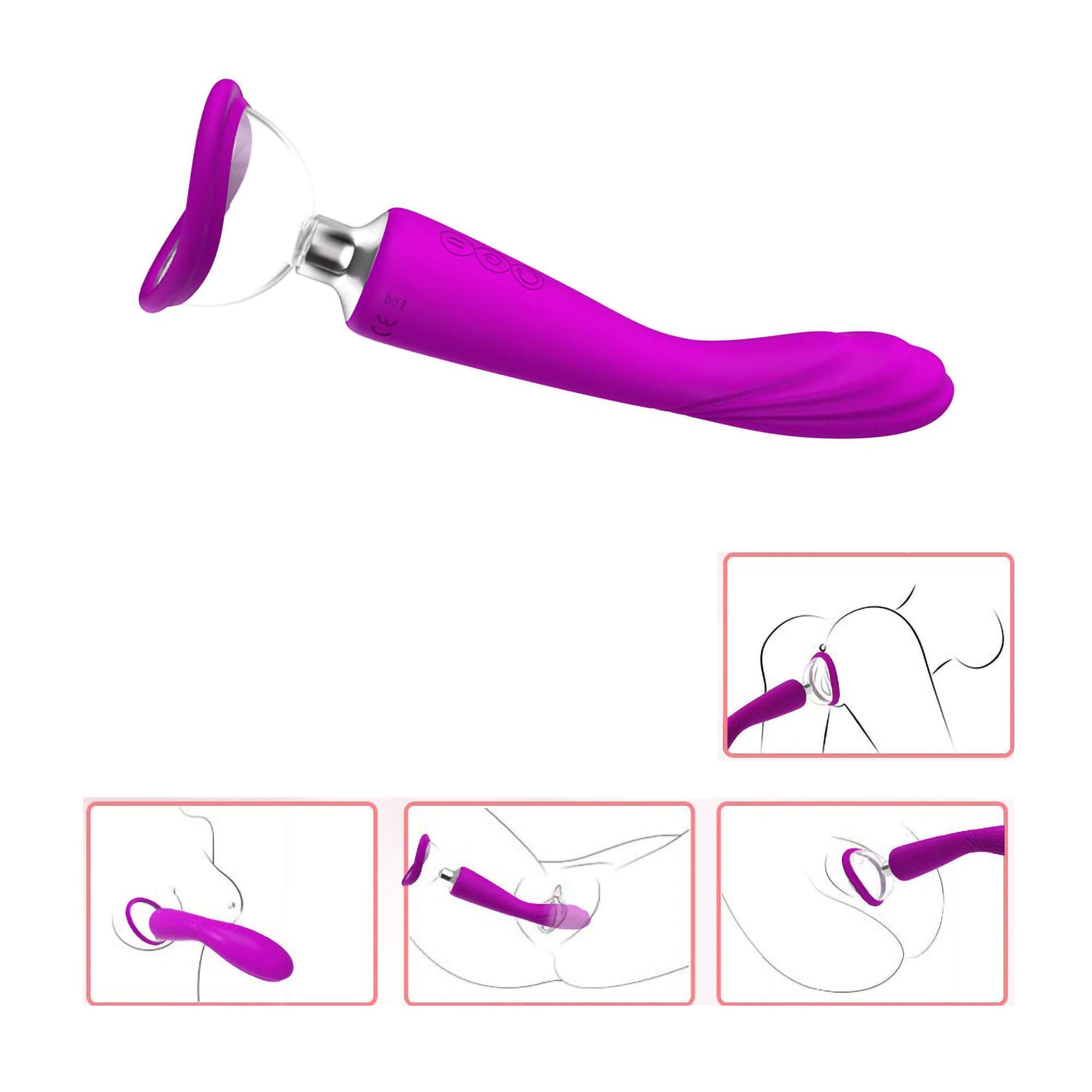 Automatic Power Suction Vaginal Pussy Pump G-spot Vibrator Sex-toys for Women