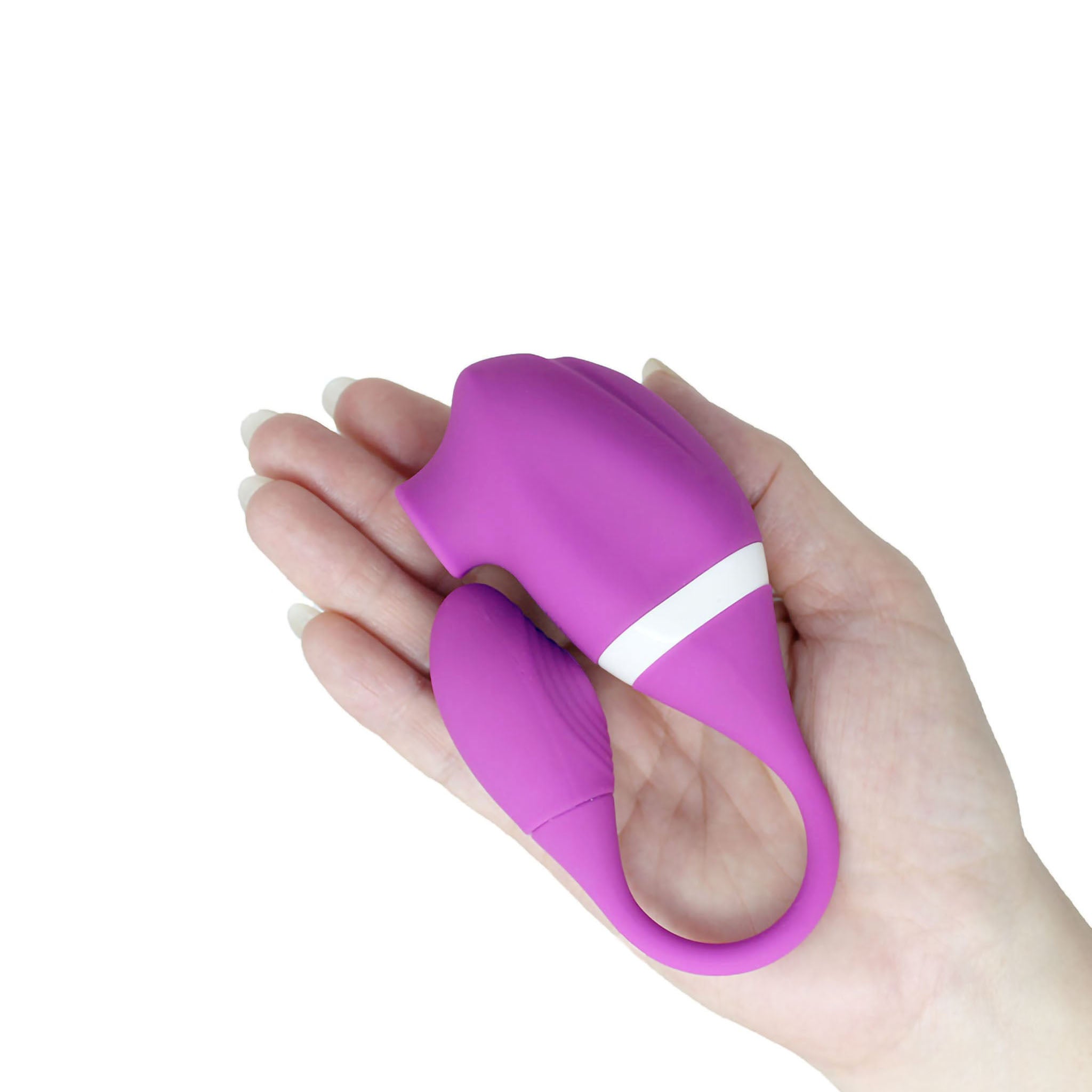 Rechargeable DP Anal Sex Clit Nipple Sucking Vibrator Sex Toys for Women Couples
