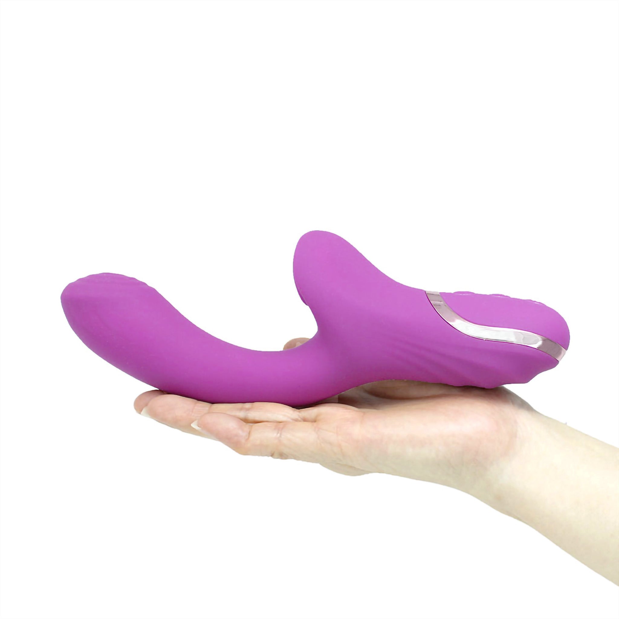 Sucking Vibrating Clitoral G-spot Dual Vibrator Massager Stimulator Sex Toys