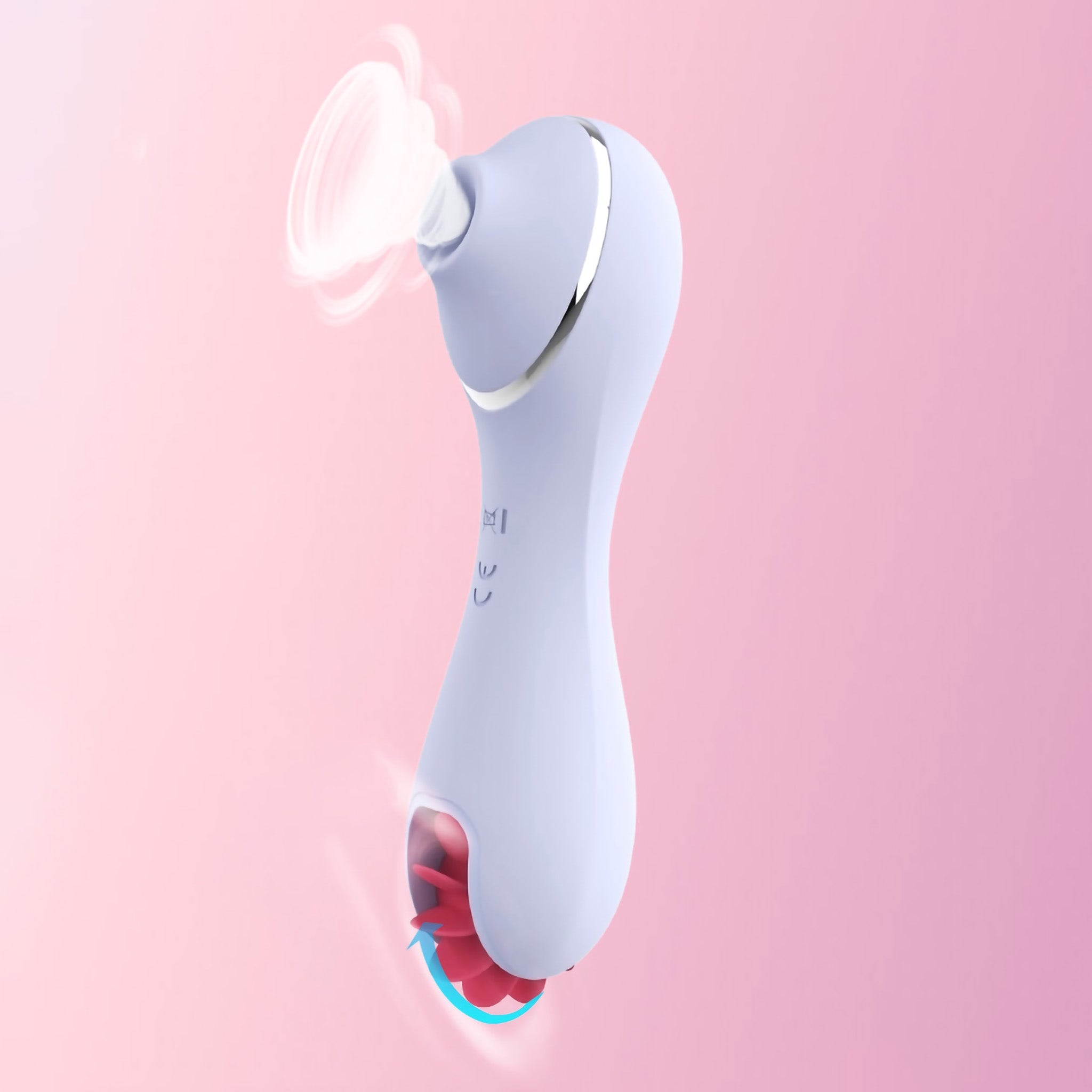 Dual Sucking Licking Vibrator Stimulator Oral Sex Toys for Women Couples