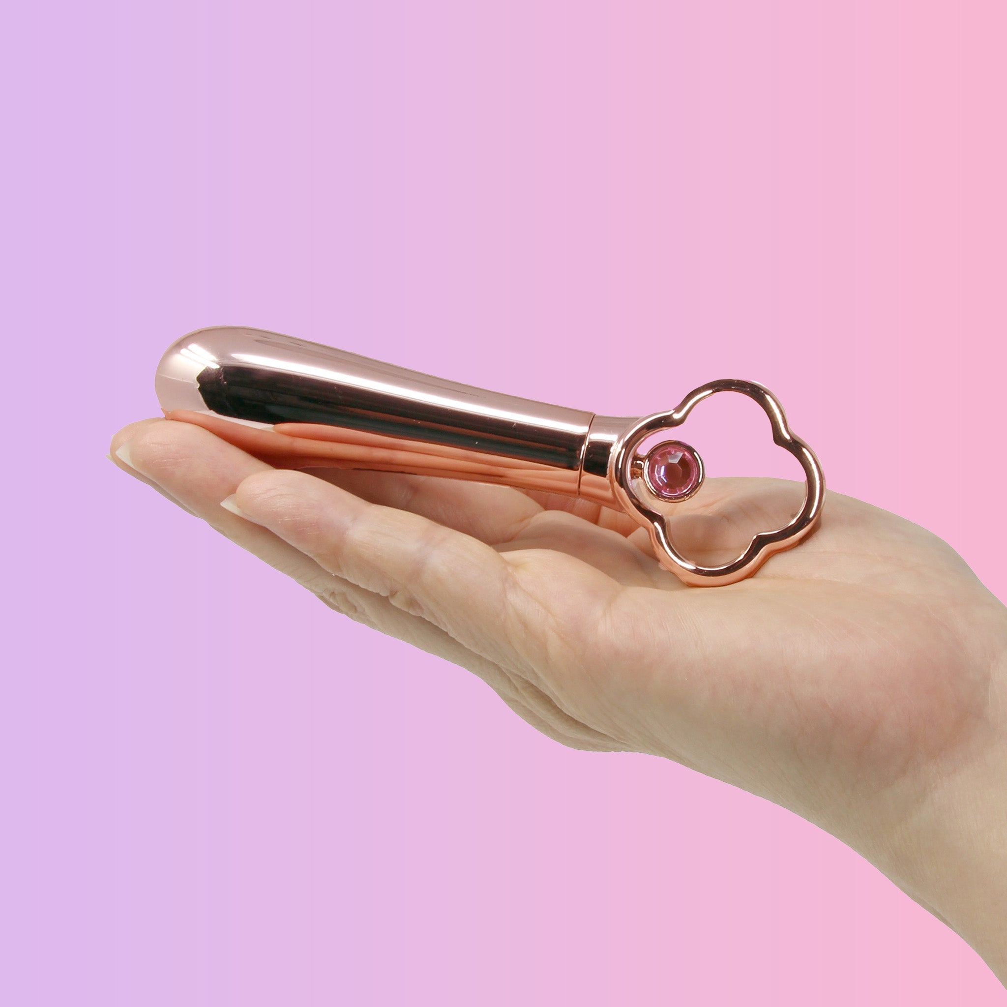 Gold Rechargeable Vibrating Bullet Vibrator Beginner Sex Toys for Women