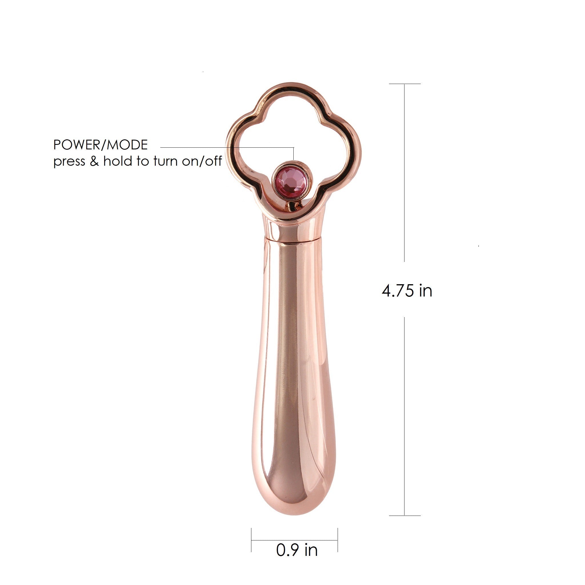 Gold Rechargeable Vibrating Bullet Vibrator Beginner Sex Toys for Women