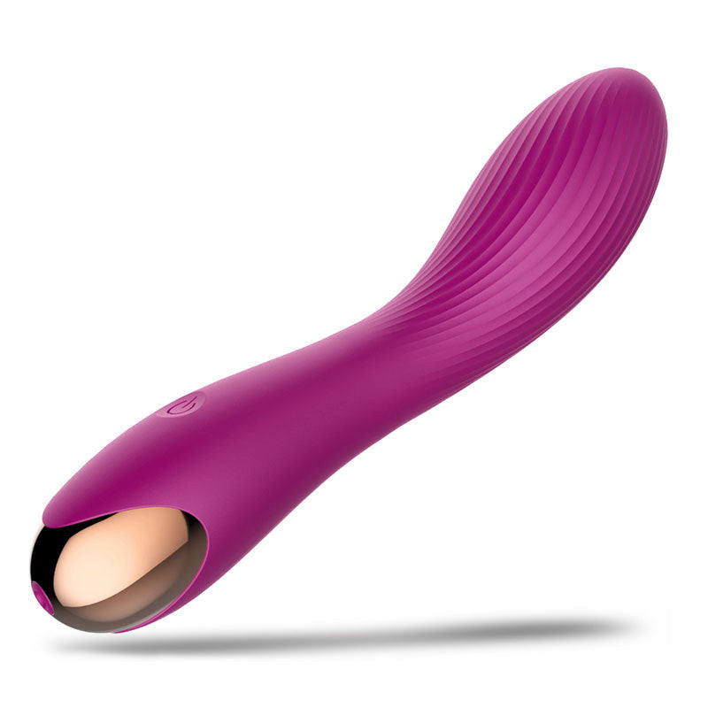 Smooth Silicone Curved G-spot Massager Vibrator Beginner Sex Toys