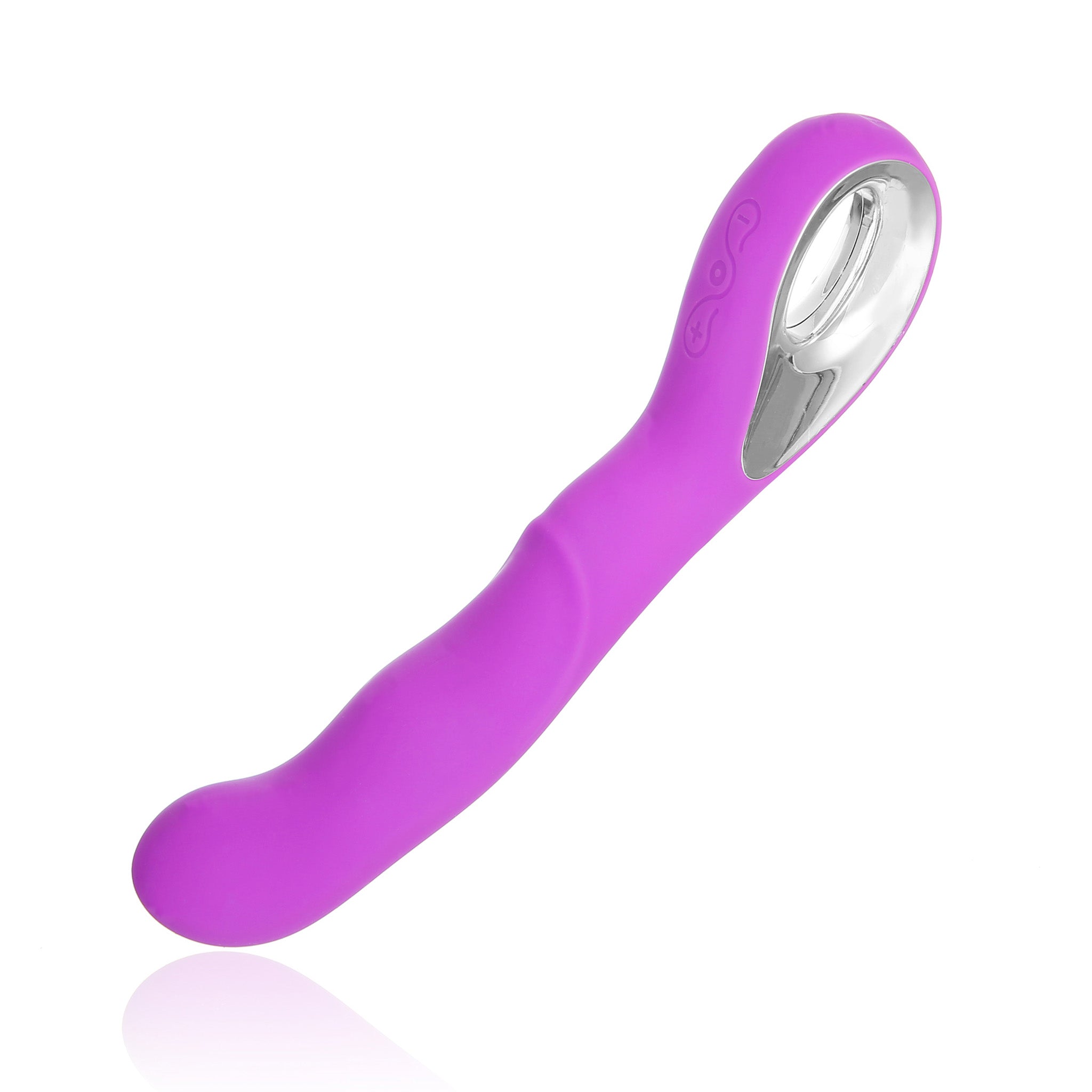 Smooth Silicone Curved G-spot Massager Vibrator Beginner Sex Toys for Women