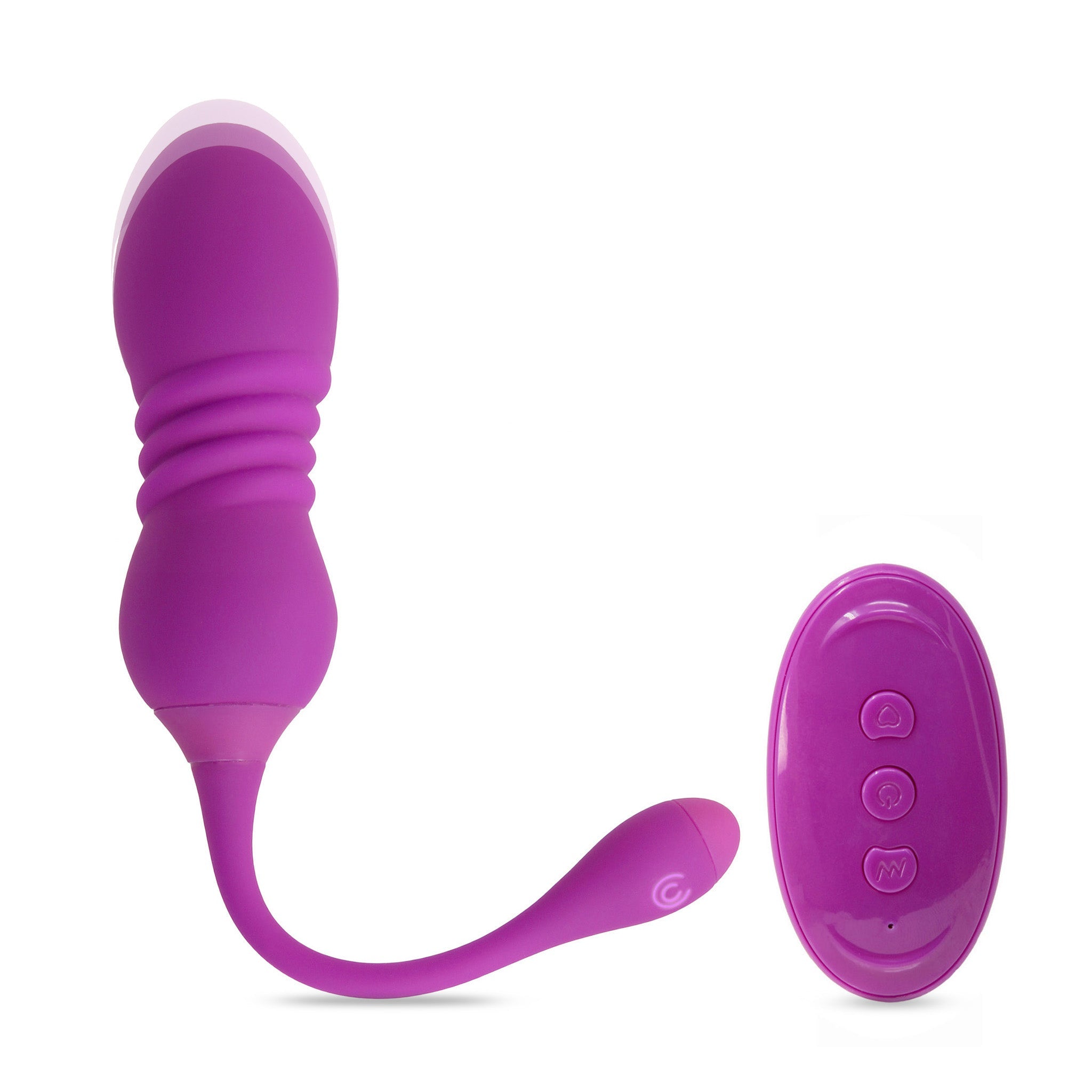 Wireless Remote Vibrating Thrusting Bullet Egg Clit Vibrator Stimulator Sex Toys