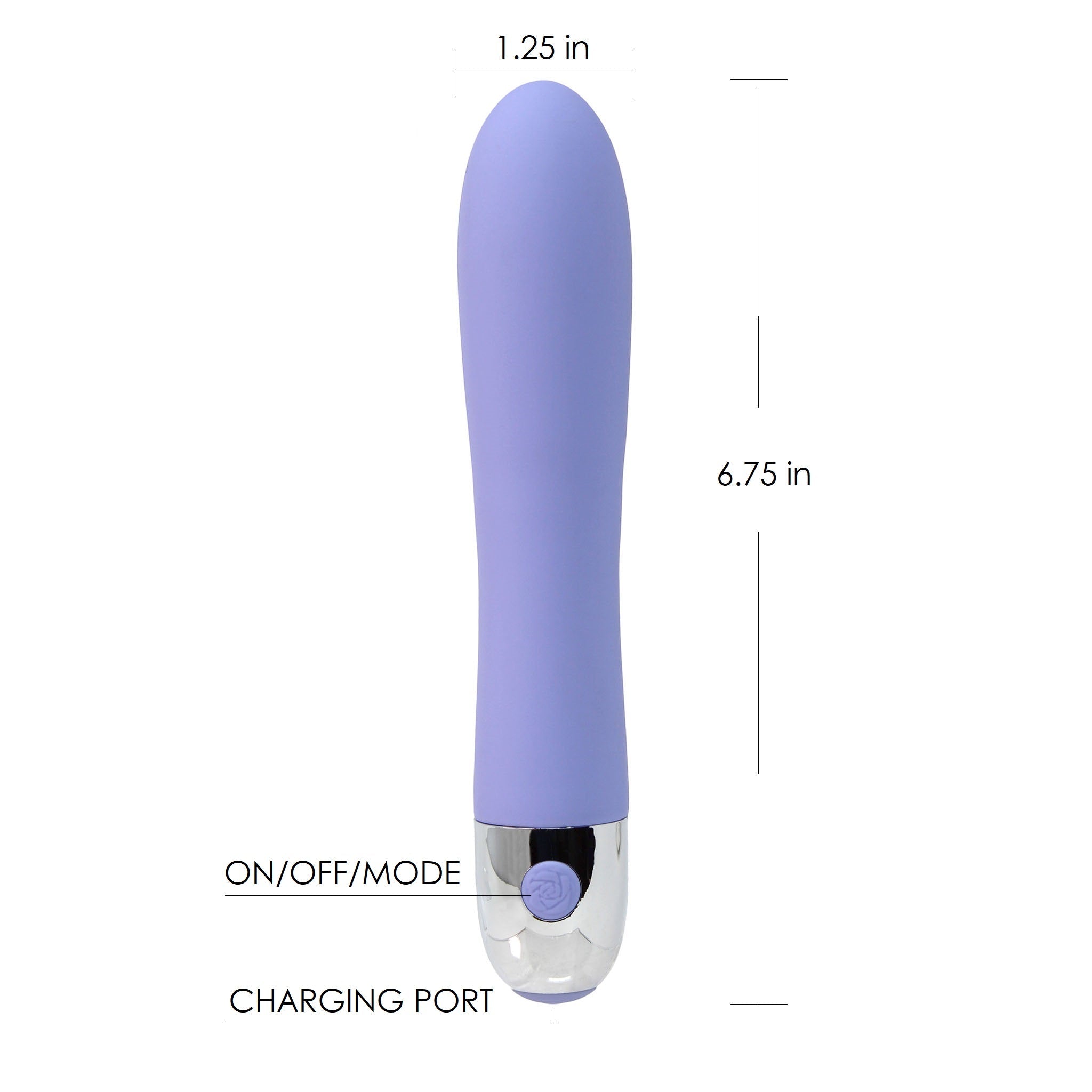 Rechargeable Silicone G-spot Anal Vibrator Massager Beginner Sex Toys for Women