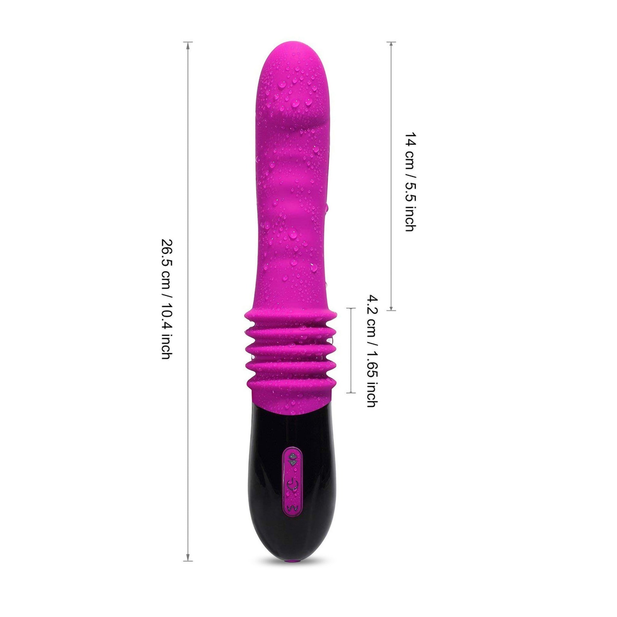 Streching Thrusting G-spot Massager Dildo Vibrator Thruster Sex Machine