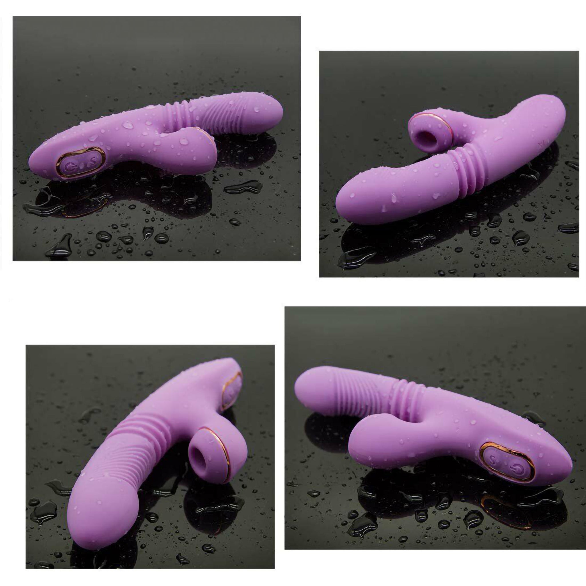 Clitoral Sucking Thrusting Stroking Rabbit Vibrator Sex-toys for Women Couples