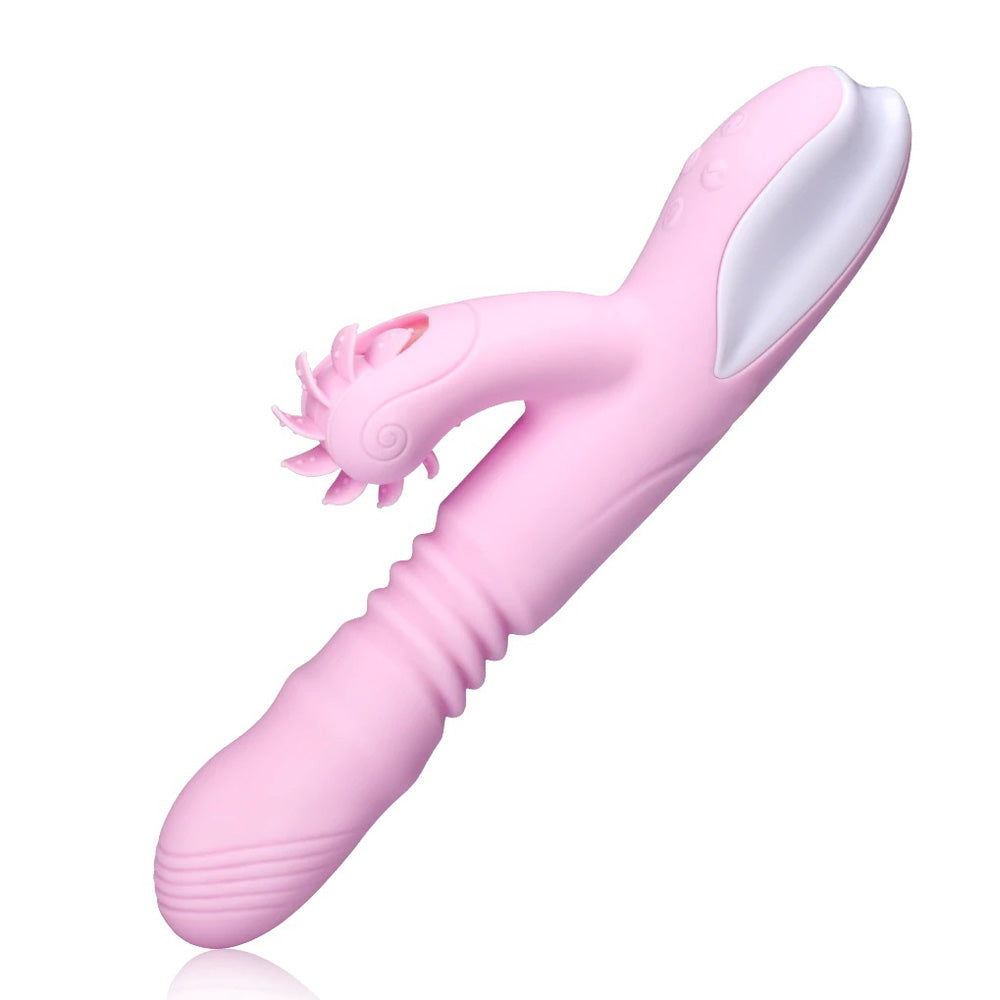 Clitoral Licking Thrusting Stroking Rabbit Vibrator Sex-toys for Women Couples