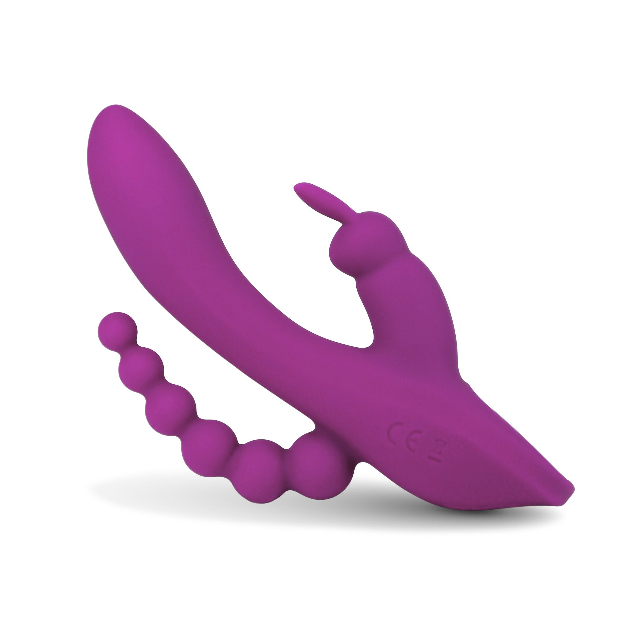 Silicone Clit Anal G-spot Triple Rabbit Vibrator Dildo Sex-toys for Women Couple