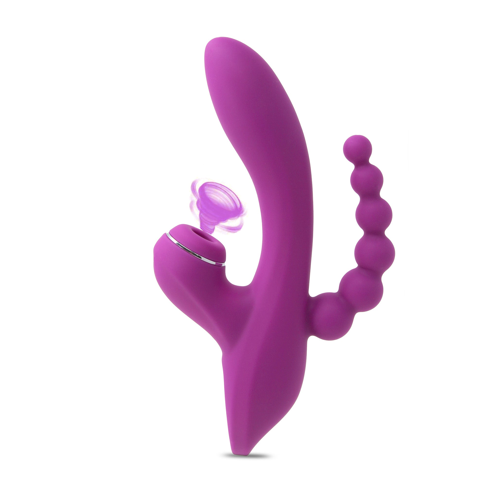 Clit Sucking G-spot Anal Triple Stimulator Vibrator Massager Sex Toys for Women