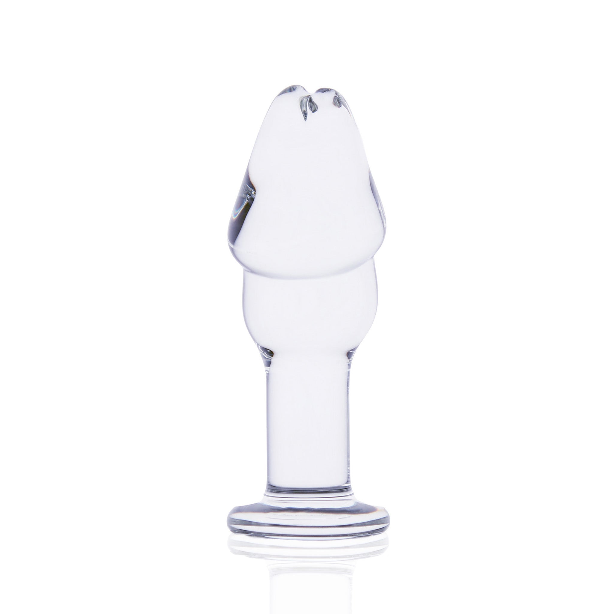 Clear Glass Penis Head Cock Plug Anal Plug Butt Plug Anal Play Sex Toys