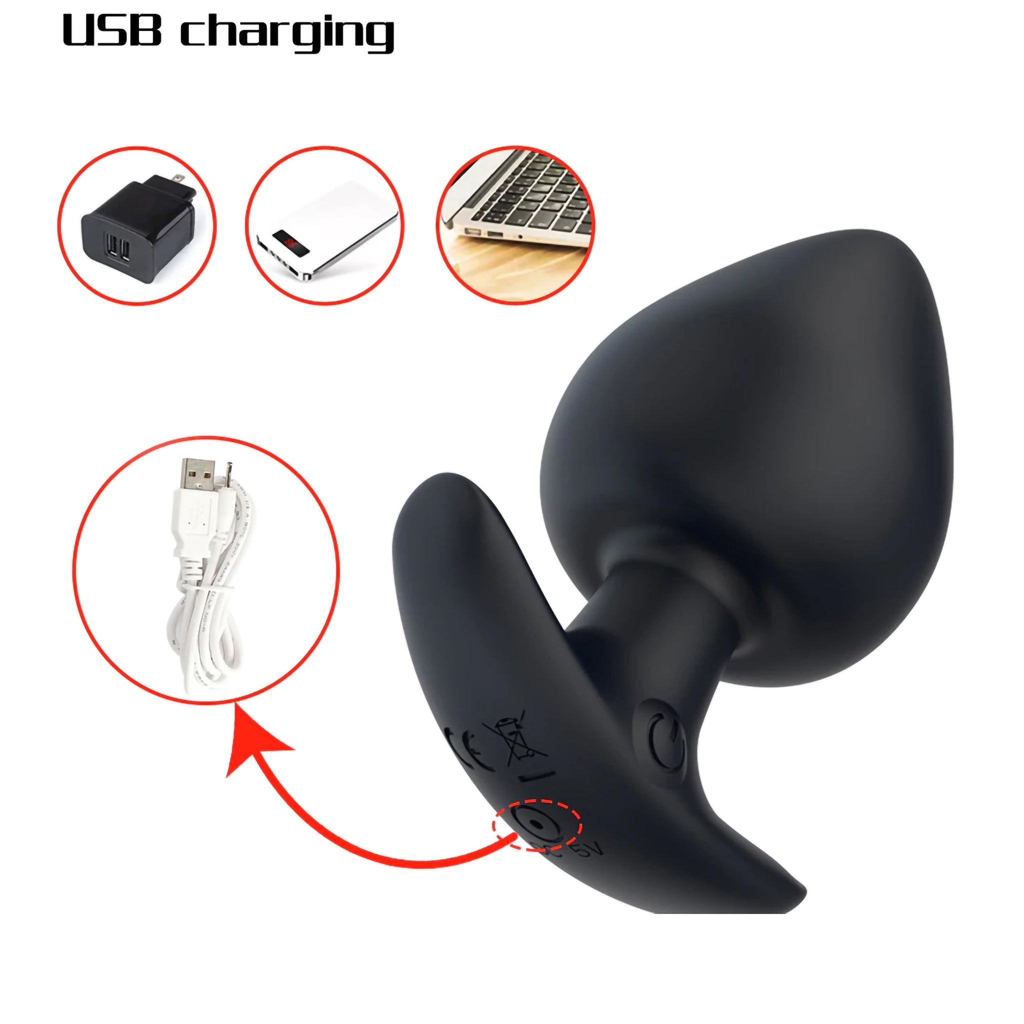 Wireless Remote Control Wearable Anal Trainer Butt Plug Vibrator Sex Toys