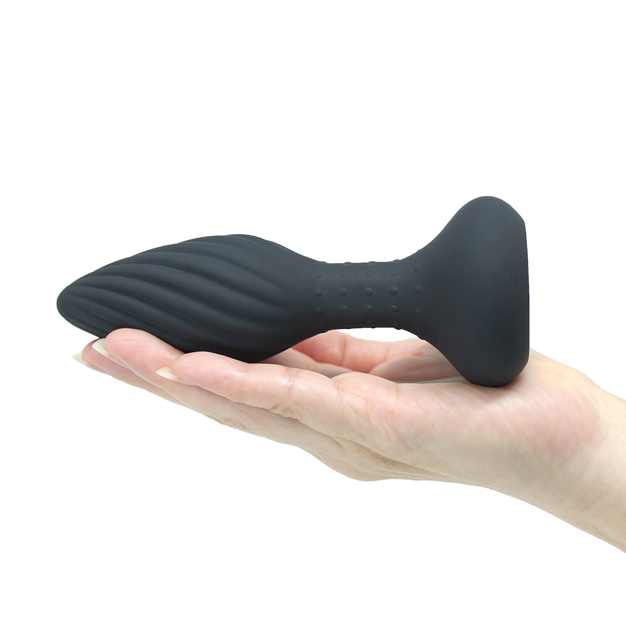 Wireless Remote Control Vibrating Rotating Beads Anal Butt Plug Vibrator Probe