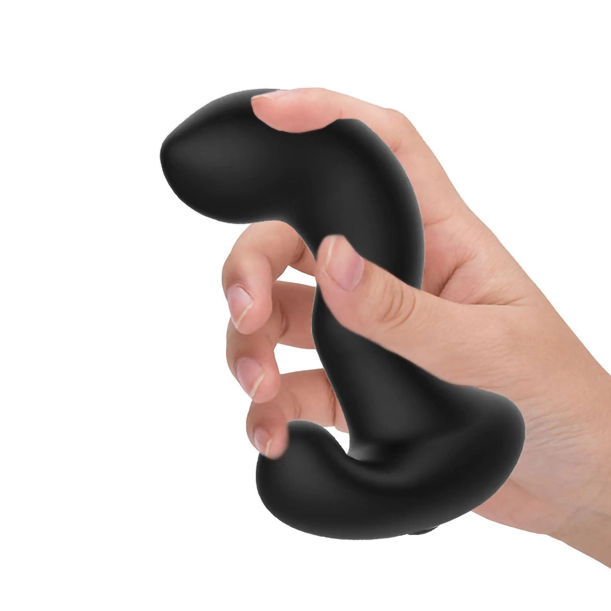 Wireless Silicone Anal Stimulator Prostate Massager Probe Vibrator Rolling Beads