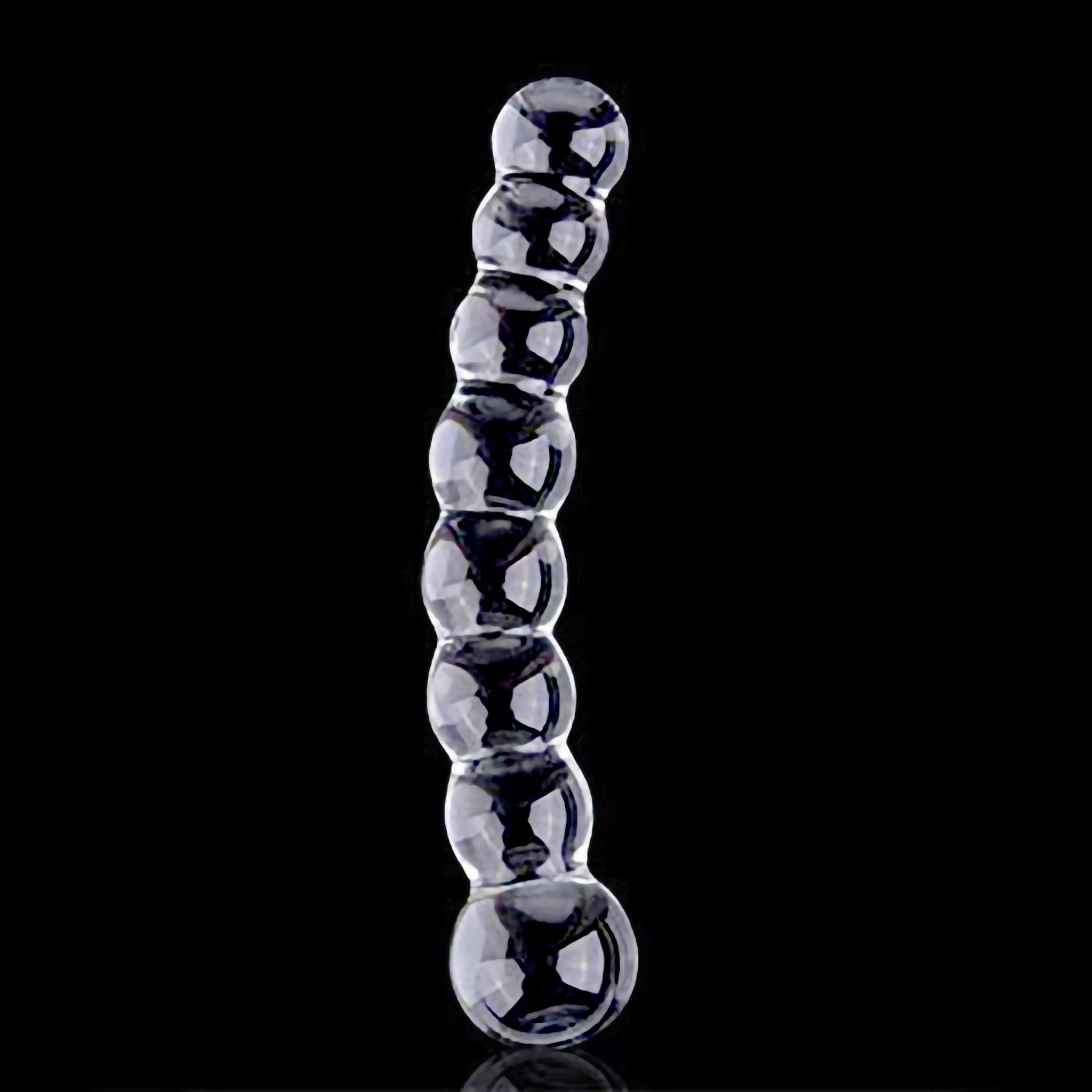 Curved Beaded Glass G Spot Anal Dildo Wand Beads Butt Plug Anal Plug Sex Toys