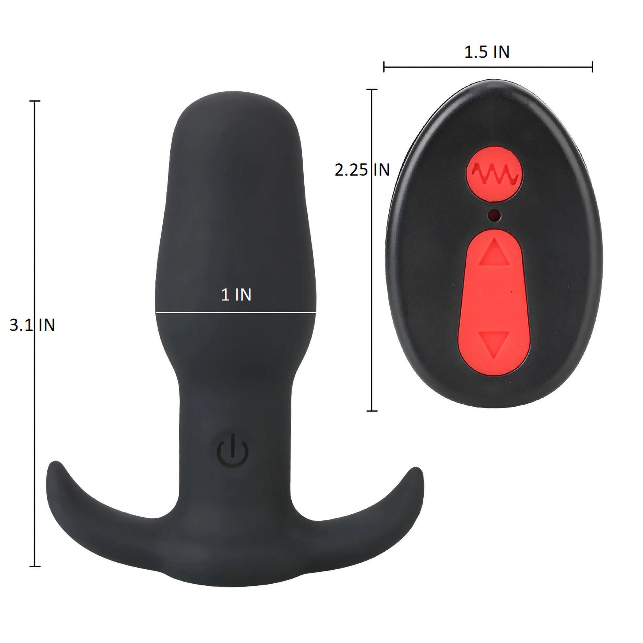 Wireless Vibrating Wearable Anal Butt Plug Vibrator Sex Toy for Women Men Couple