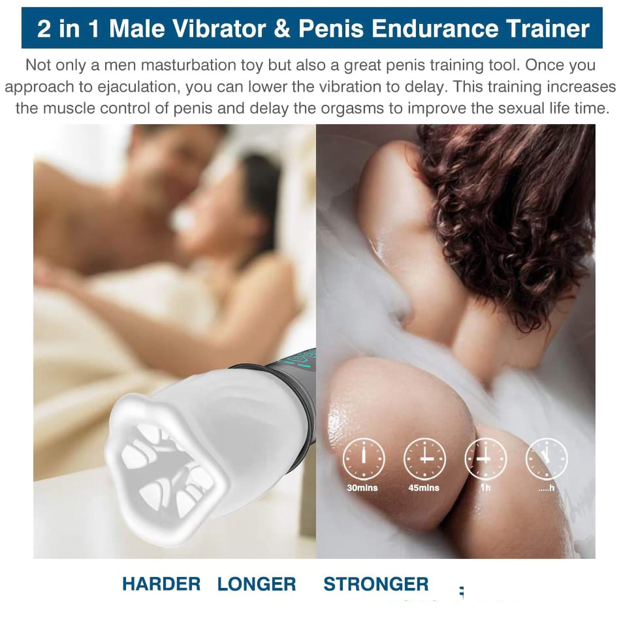 Automatic Rotating Male Masturbator Penis Stamina Cock Trainer Massager Stroker