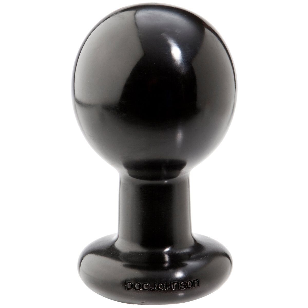 Large Black Smooth Round Anal Butt Plug Dildo Advanced Anal Sex Toy