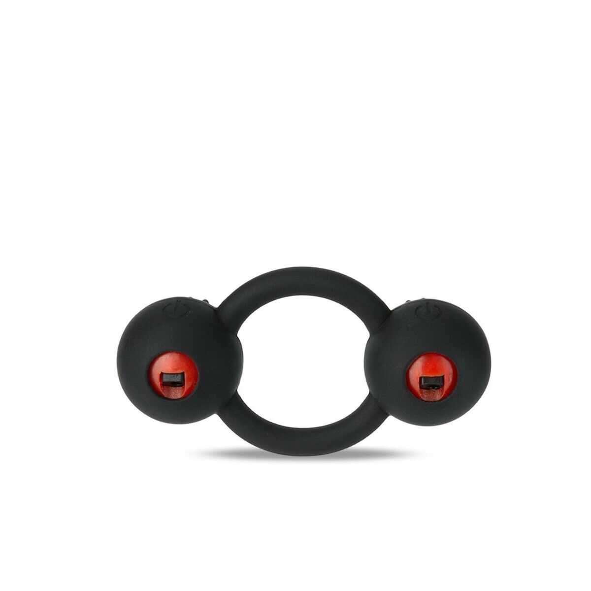 Rechargeable Wireless Remote Dual Bullet Vibrator Vibrating Penis Cock Ring