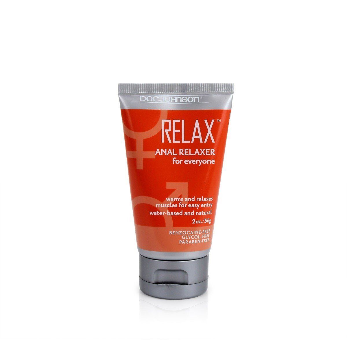 Doc Johnson Relax Anal Relaxer Unisex Anal Sphincter Relaxing Cream 2 oz