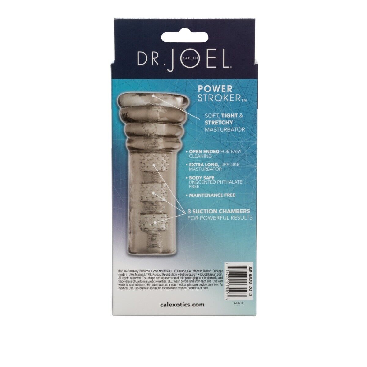 Soft Tight Stretchy Dr Joel Kaplan Power Stroker Masturbator Sleeve Sex Toy