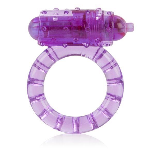 Reusable Vibrating Male Penis Erection Keeper Enhancer Cock Ring Clit Vibe