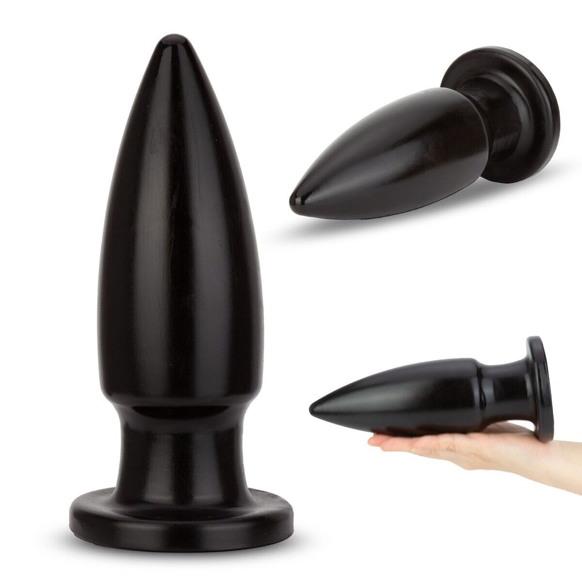 8.5" Smooth Extra Large XXL Big Long Anal Stretcher Butt Plug Dildo Sex Toys