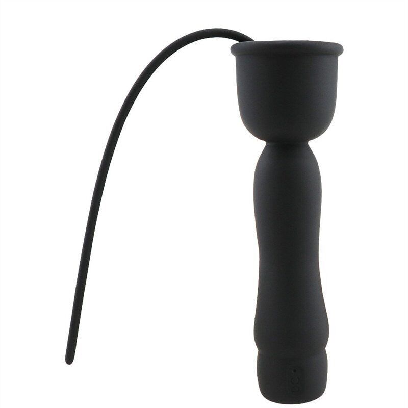 Rechargeable Vibrating Penis Plug Stimulator Male Sex Toy