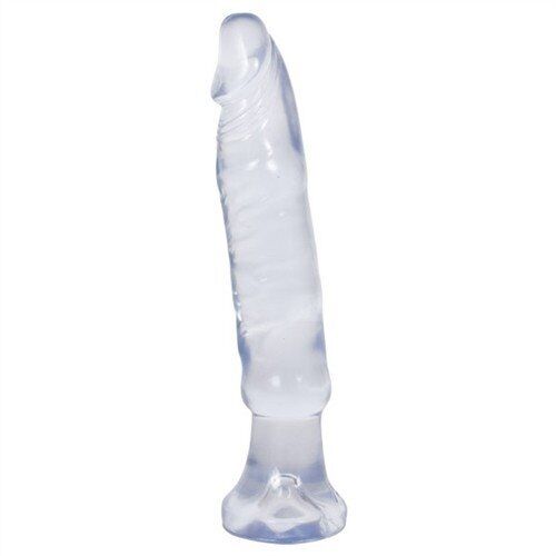 Jelly Anal Stater Bendable Flexible Slim Slender Realistic Anal Dildo Butt Plug