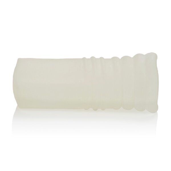 Glow-in-the-Dark Vibrating Super Head Honcho Male Masturbator Sex Stroker Sleeve