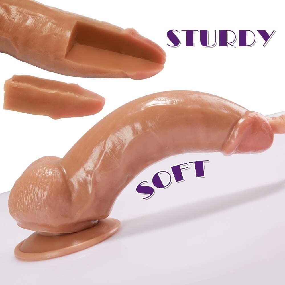 Huge Extra Large XL Big Thick Realistic G-spot Anal Dildo Women Couple Sex Toys