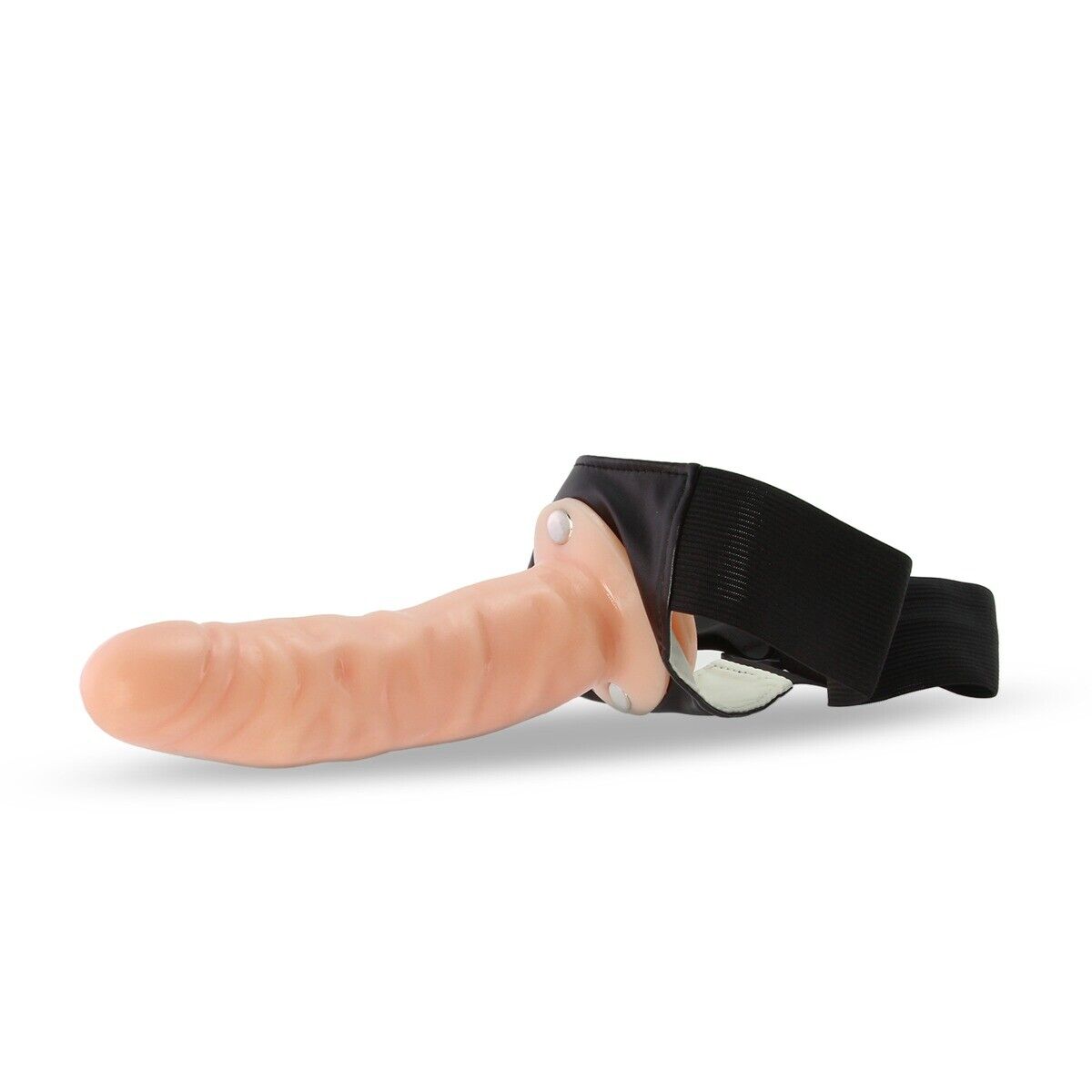 7" Male Men Hollow Cock Extension Strap On Dildo Dong Penis Extender PPA Sleeve