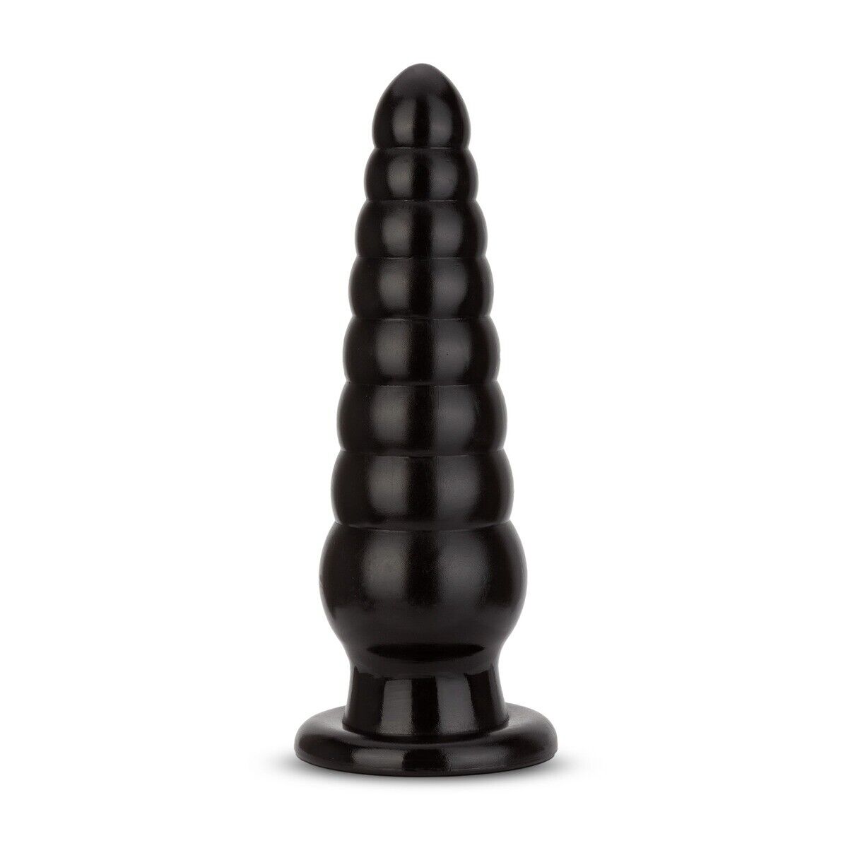 10" Ribbed Huge Extra Large Super Big Anal Stretcher Butt Plug Dildo Sex Toy