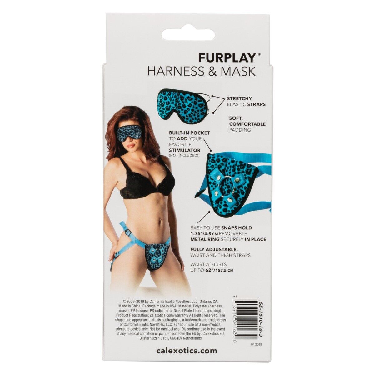 Furplay Adjustable Universal Strap-on Sex Toy Harness Accessory O Ring Mask