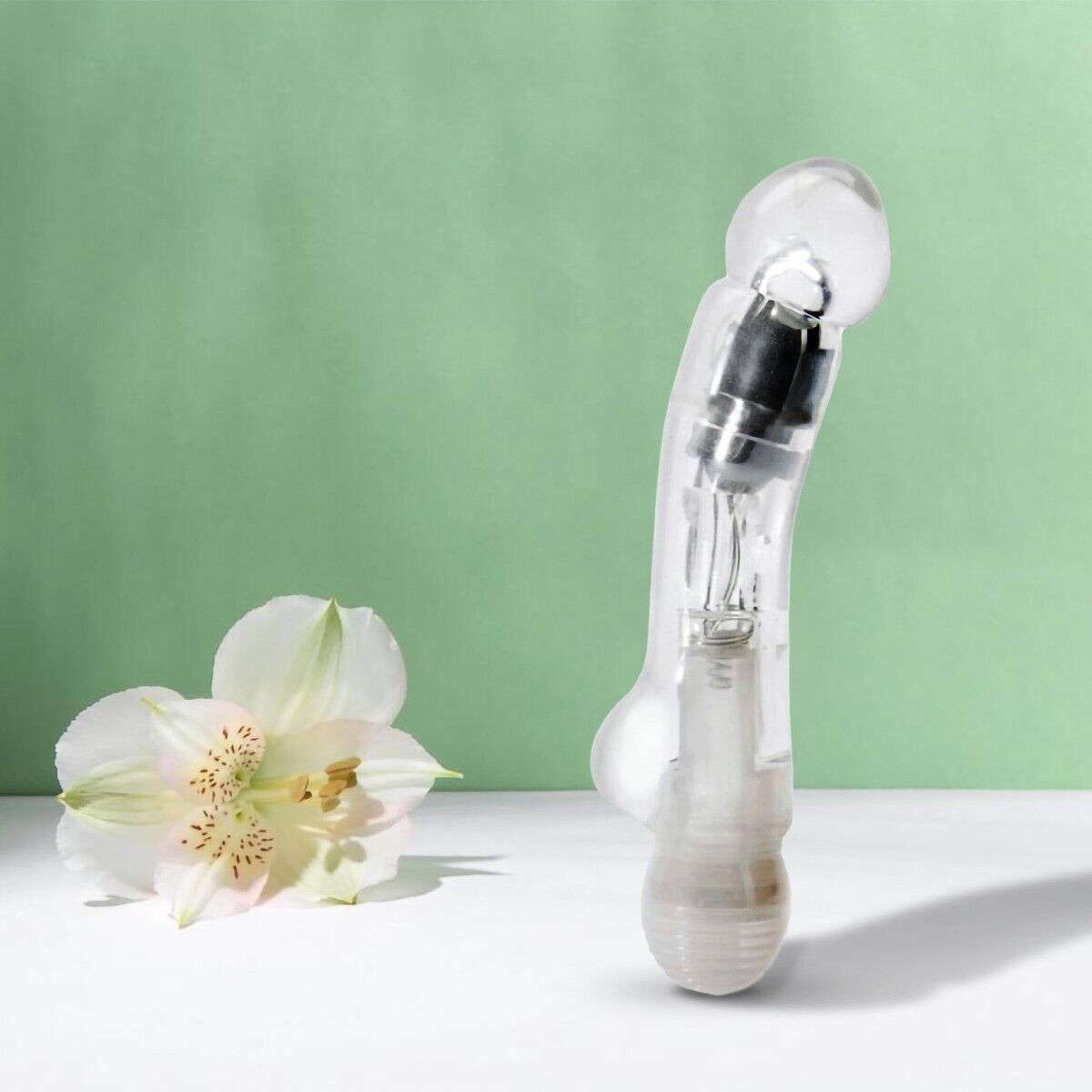 Vibrating Flexible Realistic Anal G-Spot Dildo Vibrator Sex-toy for Women Couple
