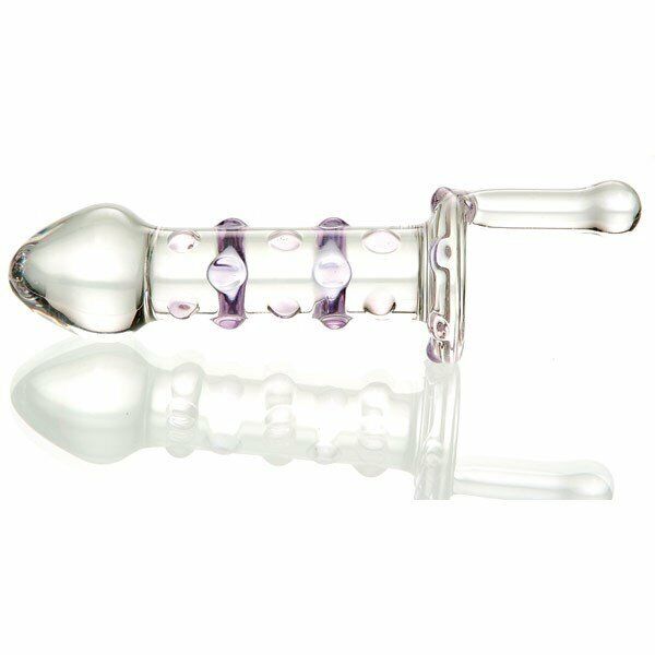 Glass Candy Land Juicer P-spot G-spot Anal Dildo Butt Plug Probe