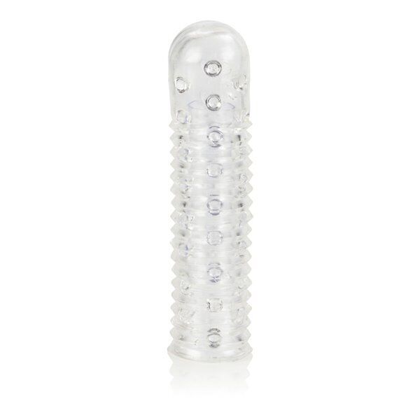 Stretchy Soft Reversible Penis Extension Girth Enhancer Vibe Vibrator Sleeve