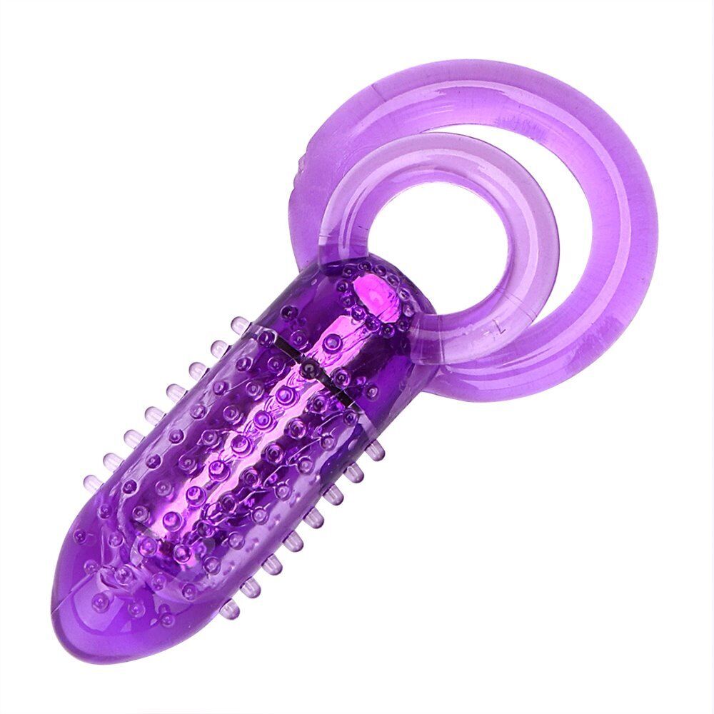 Wireless Vibrating Lover's Penis Cock Ring Clit Vibe Sex-toys for Men Couples