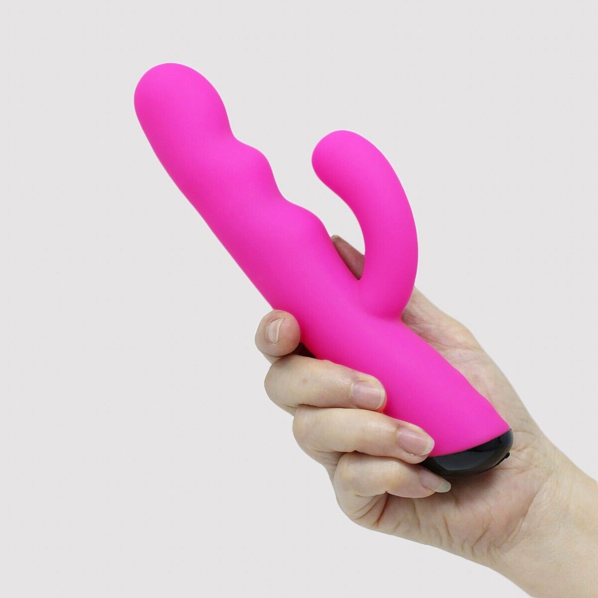 Silicone Rechargeable Clit G-spot Rabbit Vibrator Sex Toys for Women Couples