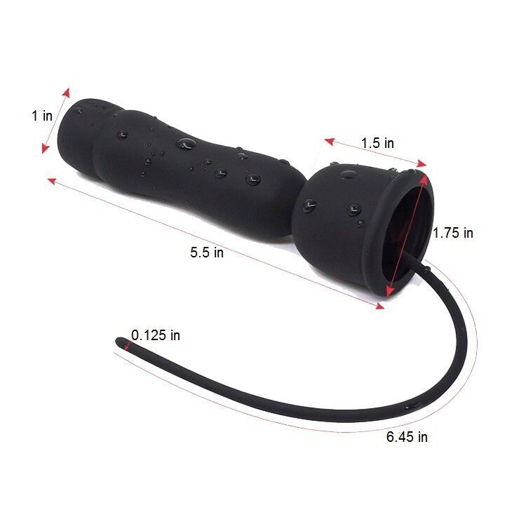 Rechargeable Vibrating Penis Plug Stimulator Male Sex Toy