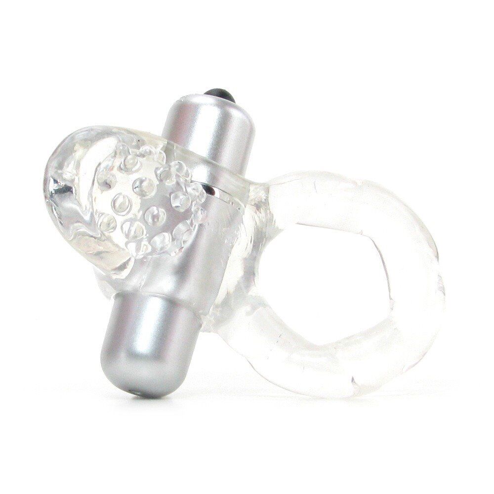 Lover Delight Nubby Vibrating Penis Erection Enhancer Cock Ring Clitoral Vibe