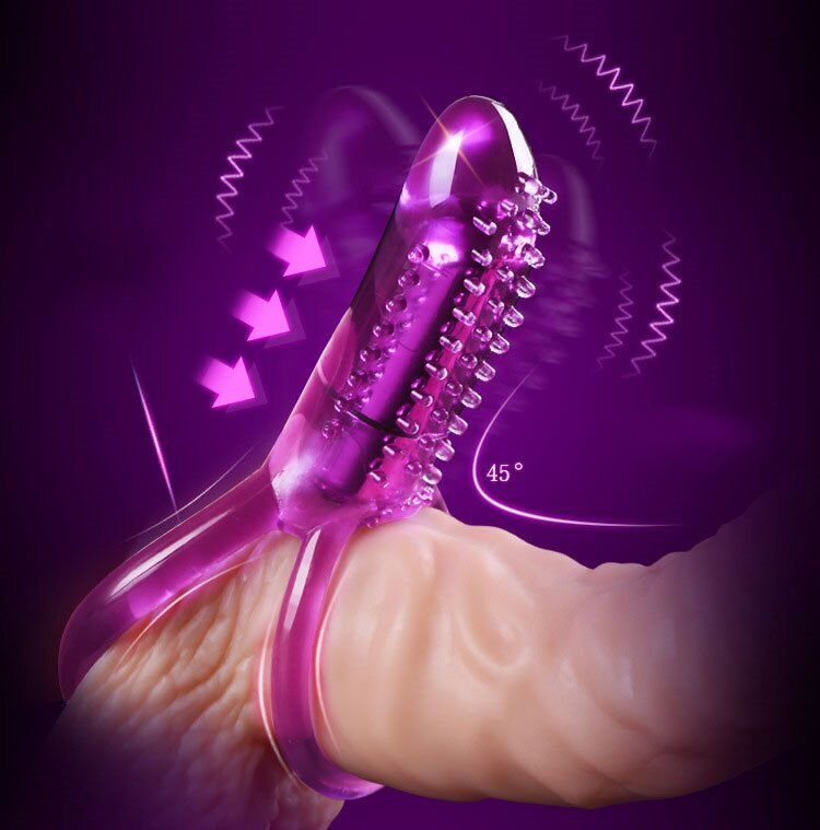 Wireless Vibrating Lover's Penis Cock Ring Clit Vibe Sex-toys for Men Couples