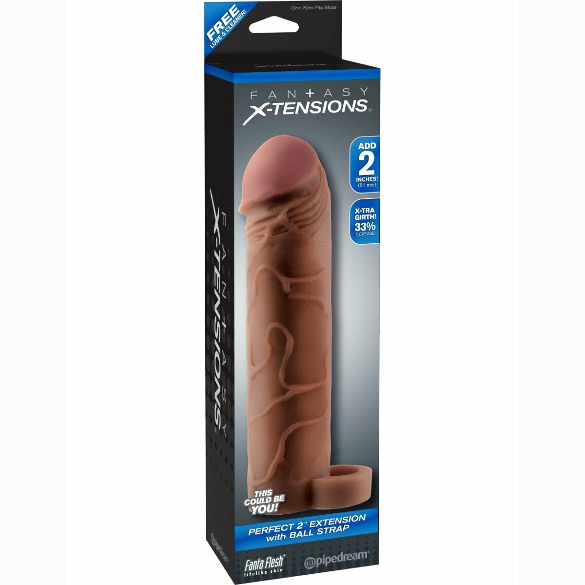 Add 2 Inches Black Penis Extension Extender Sleeve Cock Girth Enhancer Enlarger