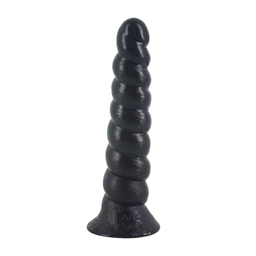 10" Large Ribbed Anal Dildo Butt Plug Anal Stretcher Dilator Expending Sex Toys